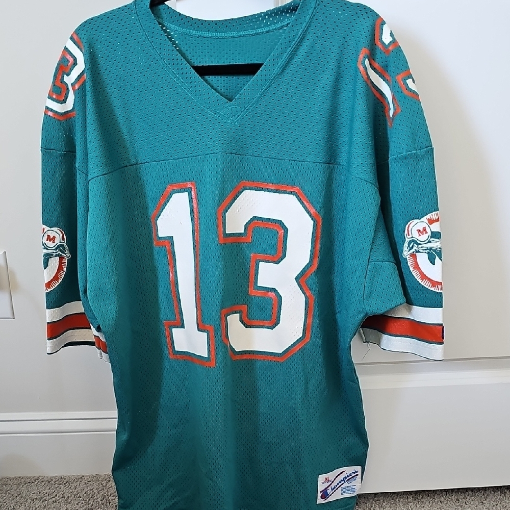 Miami Dolphins Champion Number 13 Men's Jersey Size X-large